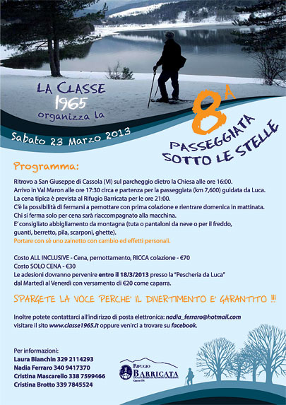 8a Passeggiata della Classe